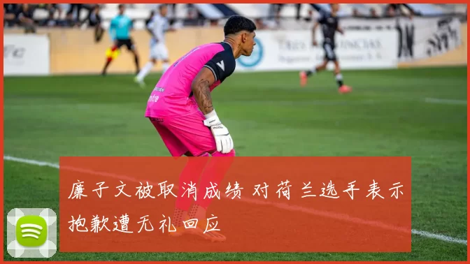 廉子文被取消成绩 对荷兰选手表示抱歉遭无礼回应